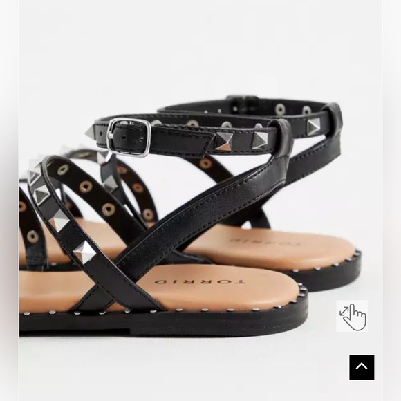 🆕 Torrid Studded Gladiator Sandal (WW) size 8 - Picture 3 of 9